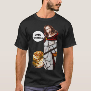 Jezus OMG wafels T-shirt