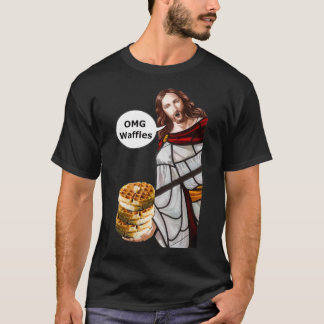 Jezus OMG wafels T-shirt