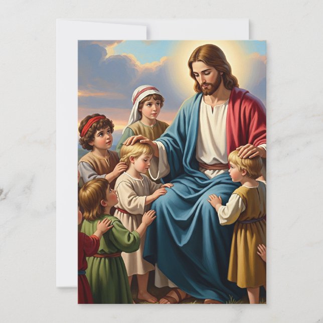 Jezus Omringd door Kinderen (Voorkant)