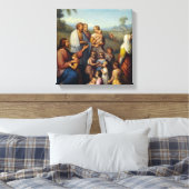 Jezus onder de kinderen Religieus Canvas Afdruk (Insitu (Slaapkamer))