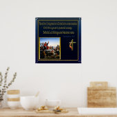 Jezus onderricht poster (Keuken)