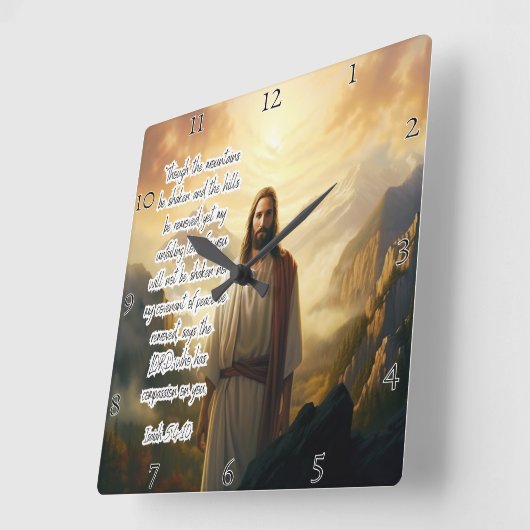 Jezus: Onfeilbare liefde, verbond, vrede Vierkante Klok (Hoek)