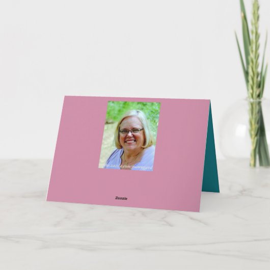 Jezus, ons licht en onze vreugde feestdagen kaart (Achterkant)