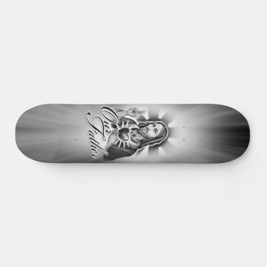 Jezus Ons vaders design Skateboard (Horizontaal)