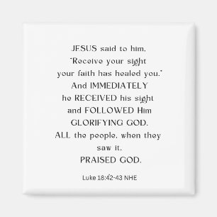 JEZUS ONTVANG JE ZICHTMAGNEET MAGNEET