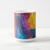 Jezus onze Hogepriester Abstracte Kunst Koffiemok (Center)