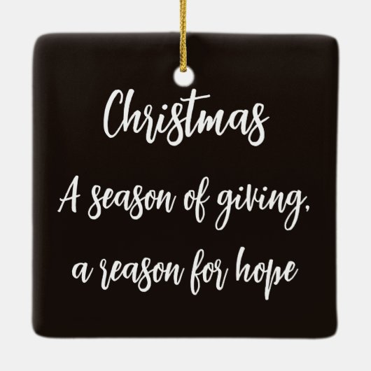 Jezus, onze Redder Keramisch Ornament (Achterkant)