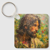 Jezus op de weide sleutelhanger (Voorkant)