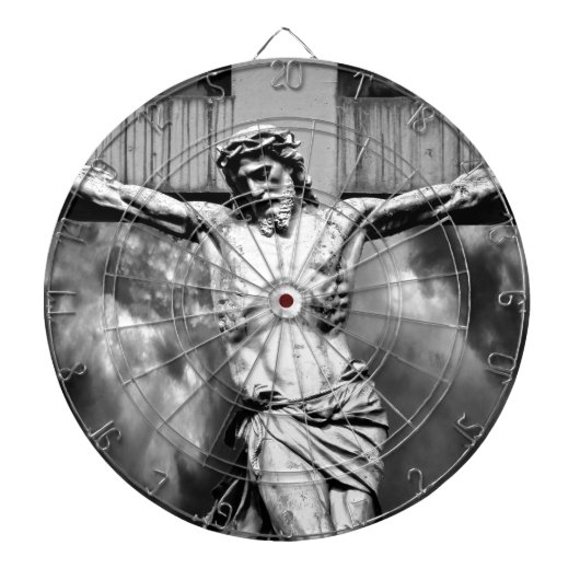 Jezus op een kruis dartbord (Voorkant)
