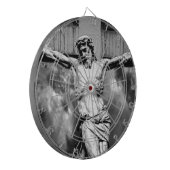 Jezus op een kruis dartbord (Voorkant Links)