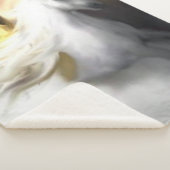 Jezus op een wit paard sherpa deken (3/4)