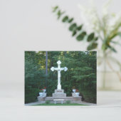 Jezus op het briefkaart (Staand voorkant)