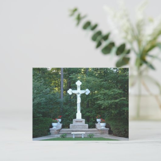 Jezus op het briefkaart (Staand voorkant)