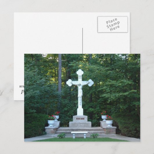 Jezus op het briefkaart (Voorkant / Achterkant)