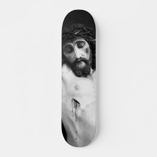 Jezus op het kruis persoonlijk skateboard (Voorkant)