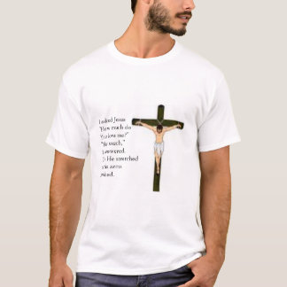 Jezus op het kruis t-shirt