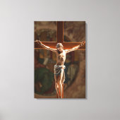 Jezus op het kruis Verpakt Canvas (Voorkant)