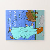 Jezus op het water legpuzzel (Horizontaal)