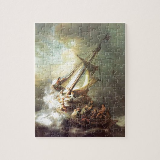 Jezus op het Zee van Galilea, Israël Legpuzzel (Verticaal)
