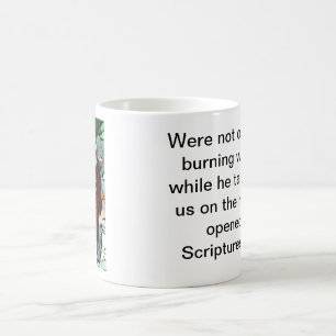 Jezus op weg naar Emmaus Koffiemok