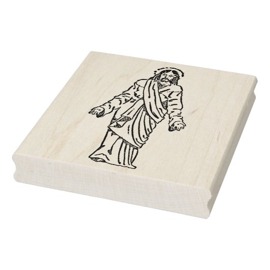 Jezus open armen illustratie kunststempel rubberstempel (Stempel)
