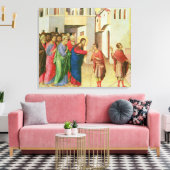 Jezus opent de ogen van een Man, geblindeerd, 1311 Canvas Afdruk (Insitu (Woonkamer))