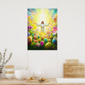 Jezus opstanding Pasen Poster (Keuken)