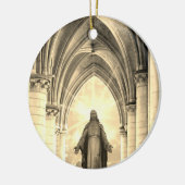 Jezus Ornament met Bijbelvers (Links)