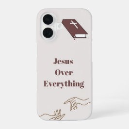 "Jezus over alles" iPhone-zaak iPhone 16 Hoesje
