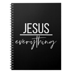 Jezus over alles Religieuze Christelijke Christus Notitieboek