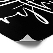 Jezus over alles Religieuze Christelijke Christus  Poster (Hoek)