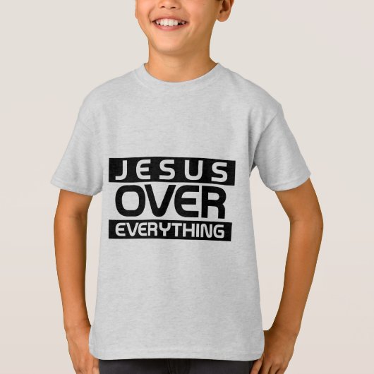 Jezus over alles t-shirt (Voorkant)