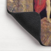 Jezus over de herrijzingsbuik in het Vaticaan Muismat (Hoek)