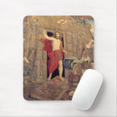 Jezus over de herrijzingsbuik in het Vaticaan Muismat (Met muis)