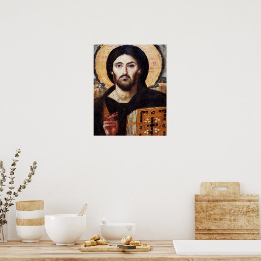 Jezus Pantocrator Poster (Keuken)