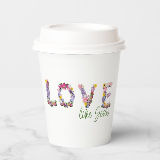 Jezus Papieren Bekers (Voorkant)