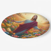 Jezus papieren borden! papieren bordje (Gekanteld)