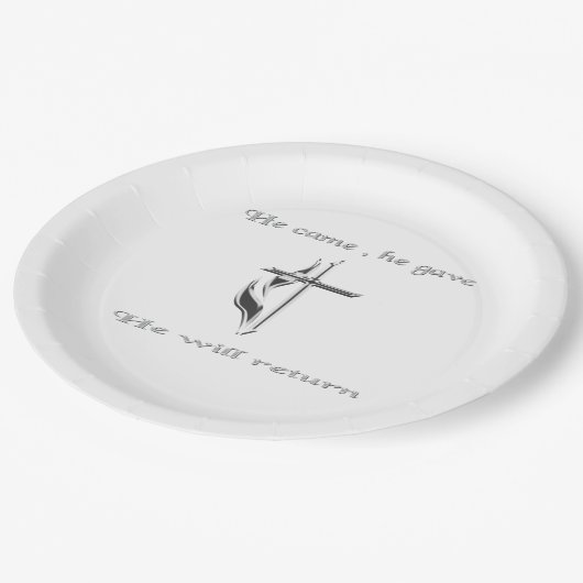 Jezus Papieren Bordje (Gekanteld)