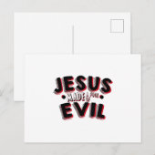 Jezus Pasen April Dwazen Dag Feestdagenkaart (Voorkant / Achterkant)