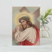  Jezus Pasen Greetings Holiday Kaart (Staand voorkant)