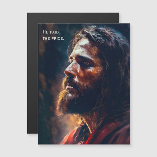 Jezus Pasen - Hij betaalde de prijs - verloste mag (Voorkant / Achterkant)