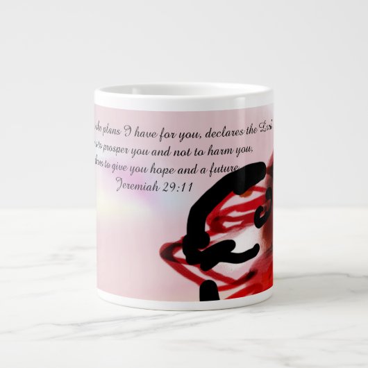 Jezus plan grote koffiekop (Voorkant)