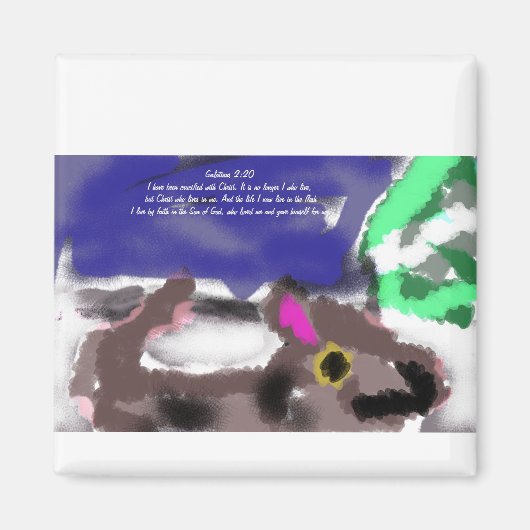 Jezus plan liefde magneet (Voorkant)