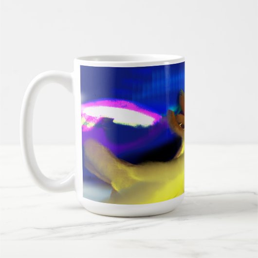 Jezus plan maakt zich geen zorgen koffiemok (Links)