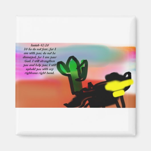 jezus-plan magneet (Voorkant)