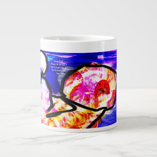 Jezus plan vreugde grote koffiekop (Voorkant)