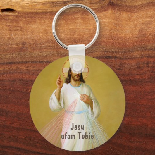 Jezus Pools kerstcadeau Sleutelhanger (Voorkant)