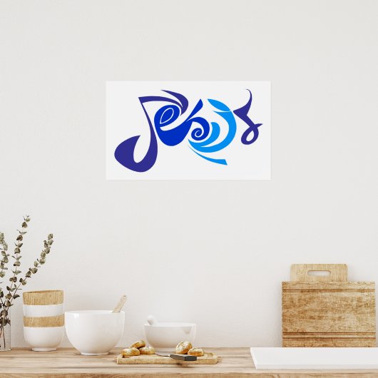 Jezus Poster (Keuken)