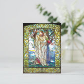 Jezus preek op de berg - Glas in lood Briefkaart (Staand voorkant)