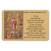 Jezus priester gastheer engelen gebed magneet (Horizontaal)